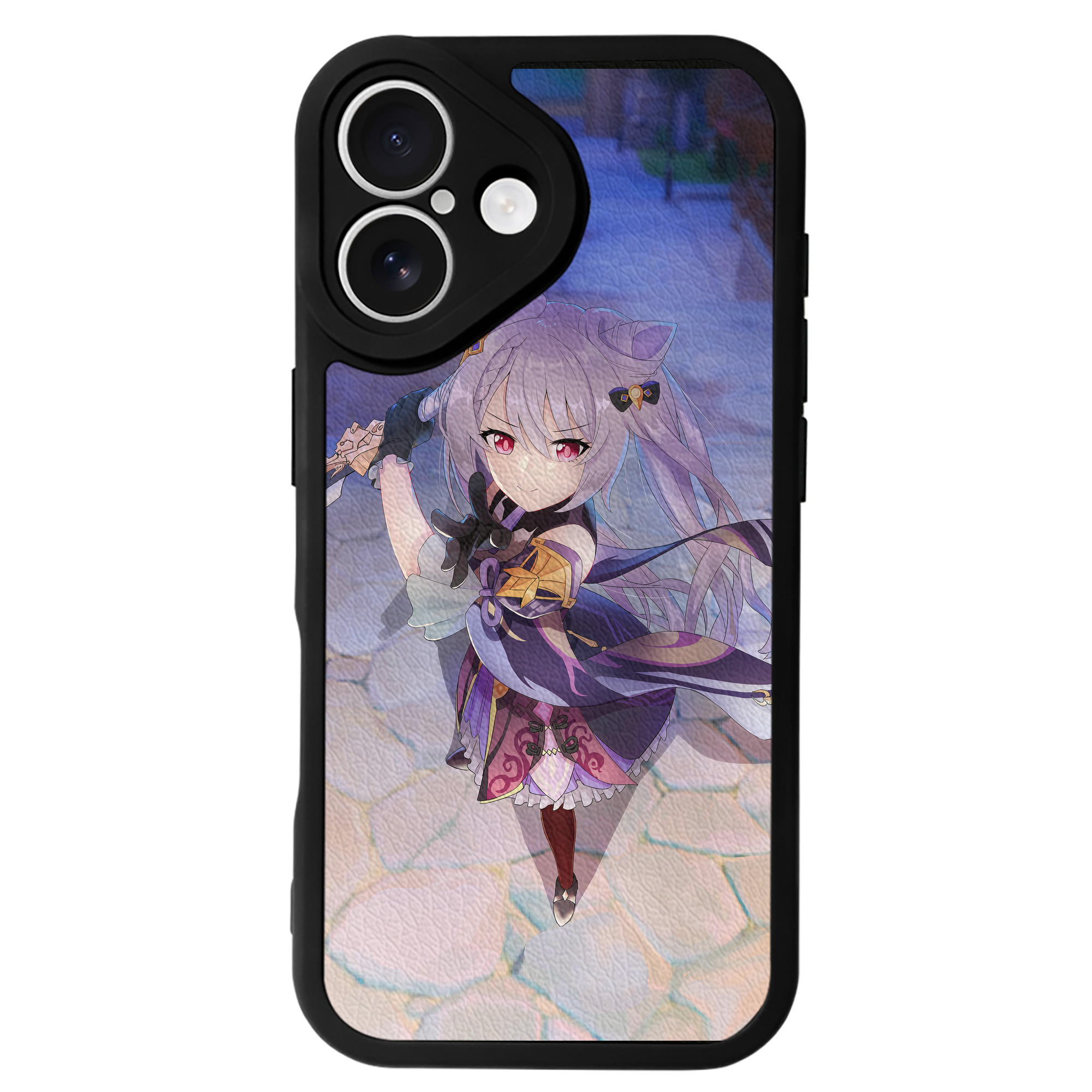 げんし神 genshin 【iPhone 16シリーズ対応】シリコンスマホケース（レザー調） 材質：シリコン
